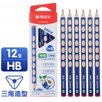 晨光(M&G)文具 洞洞铅笔12支HB 特粗杆易抓握 幼儿学龄前专用