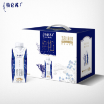 特仑苏纯牛奶全脂灭菌乳利乐梦幻盖250ml*10盒3.8g优质蛋白质礼盒装