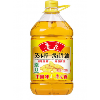 鲁花 食用油 5S压榨 一级花生油 3.68L