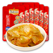 乌江榨菜 下饭菜 餐前开味小菜 酸辣鲜榨菜片 80g/袋 佐餐轻盐咸菜