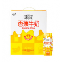 伊利味可滋香蕉牛奶 礼盒装 风味早餐伴侣 240ml*12盒