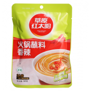 草原红太阳火锅蘸料180g*1袋芝麻酱拌面酱韭花酱花生酱火锅蘸料 香辣180g*1袋